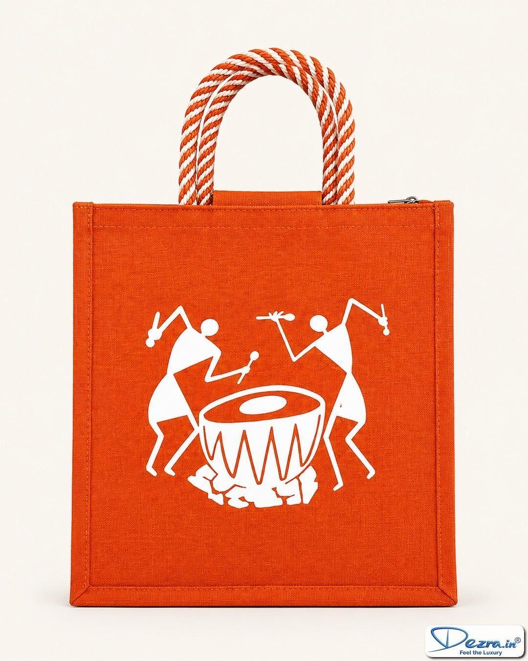 Warli Print Jute Return Gift Bags | Perfect for Every Celebration