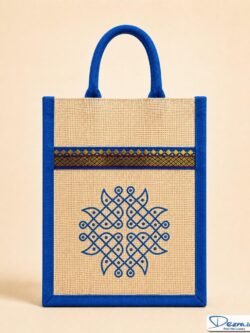 Traditional Kolam Jute Return Gift Bags | Perfect for Every Functions