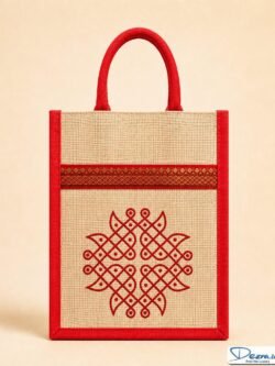 Traditional Kolam Jute Return Gift Bags | Perfect for Every Functions